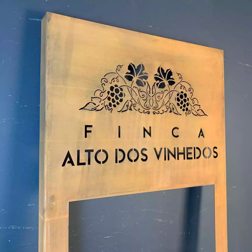 Placa con logotipo - Landscape