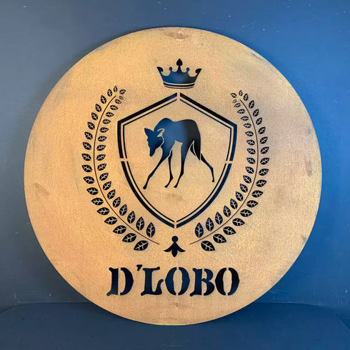 Placa con logotipo (circular) - Verano