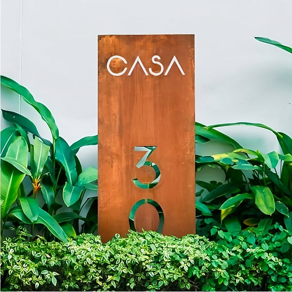 Placa Numérica - Trinity (casa 30)