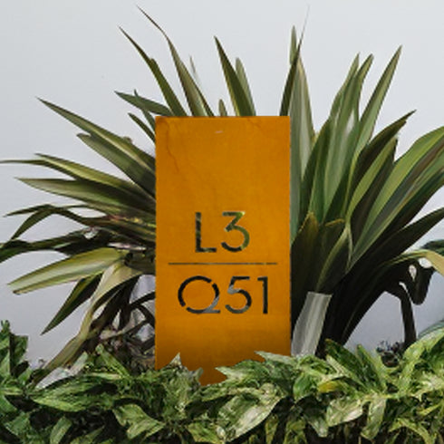 Placa domiciliaria La Casa LQ