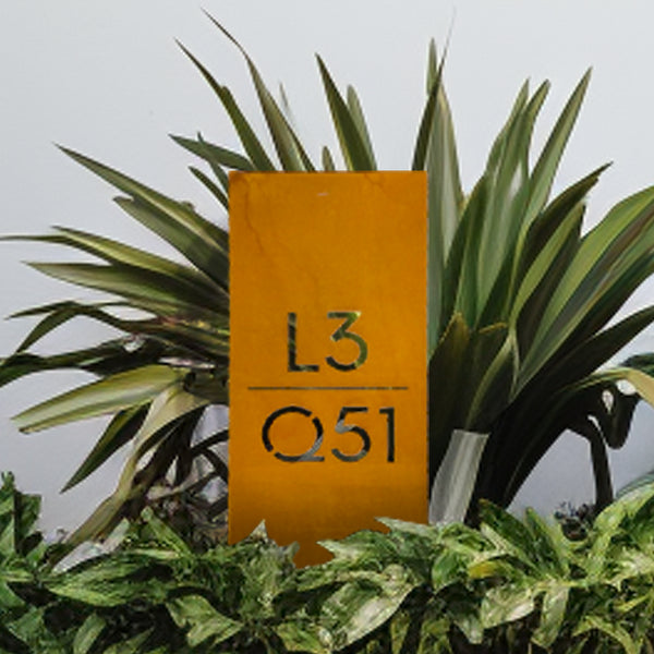 Placa domiciliaria La Casa LQ