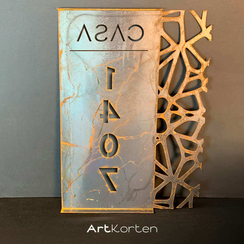 Placa Numérica - Garden