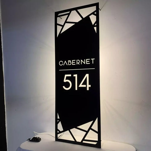 Placa Numérica - Traços