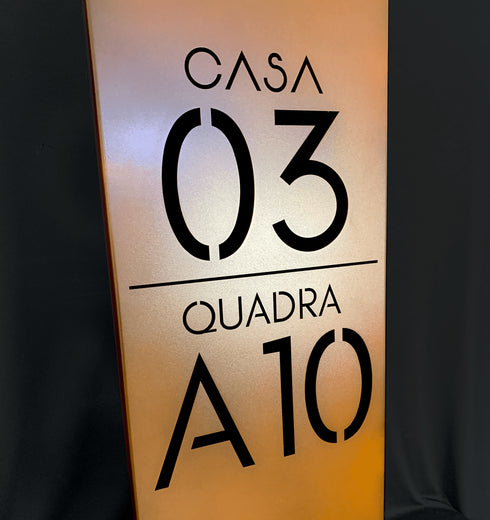 Totem Numérico - Casa Trevo (aka 03)