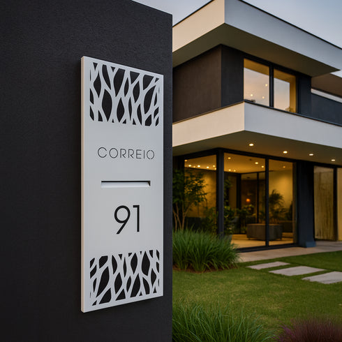 Caixa de Correio para Parede - Traços