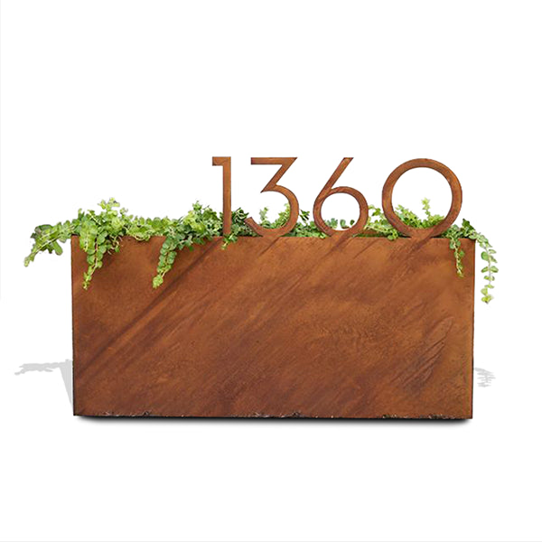 Cachepot Numérico para jardim