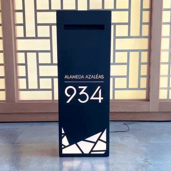 Caixa de Correios Traços - Jardim