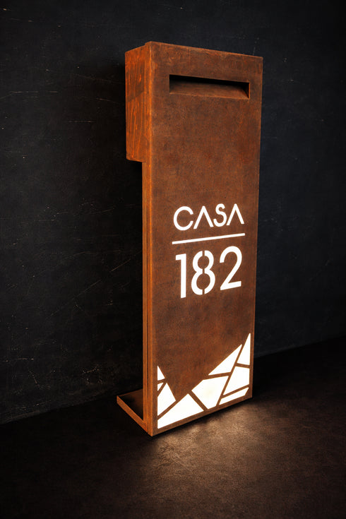 Caixa de Correio Traços Line - Jardim