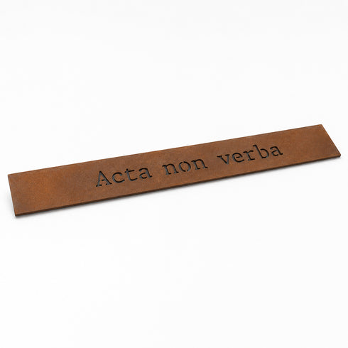 Frase - Acta non verba