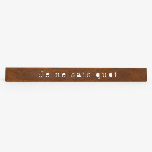 Frase - Je ne sais quoi