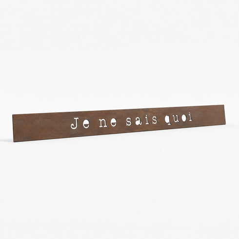 Frase - Je ne sais quoi