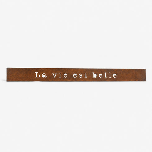 Frase - La vie est belle