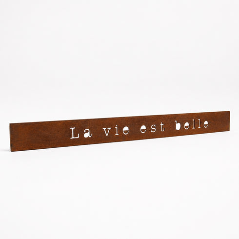 Frase - La vie est belle