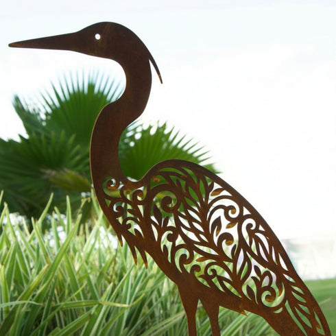 Escultura de Jardim - Garça