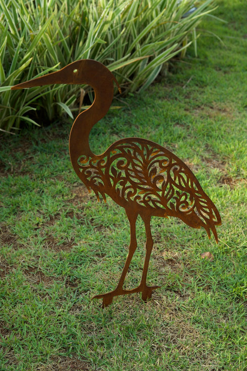 Escultura de Jardim - Garça