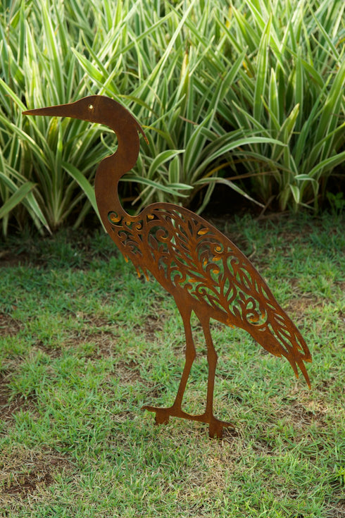 Escultura de Jardim - Garça