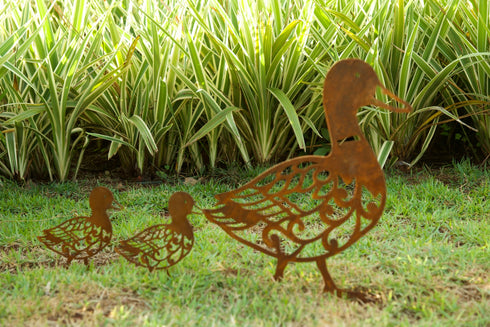 Escultura de Jardim - Patos