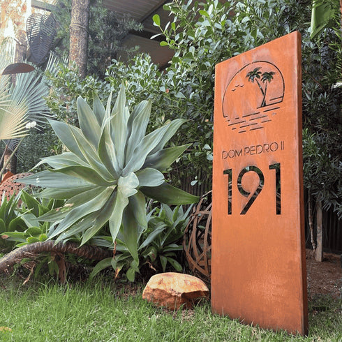 Placa Numérica - Dom Pedro Tropical