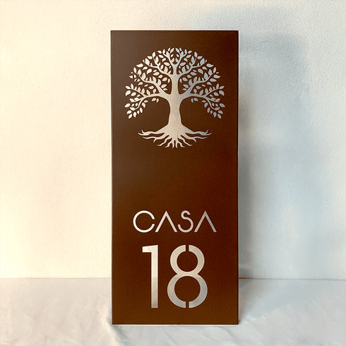 Placa del árbol de la vida