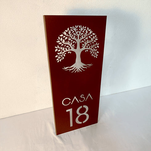 Placa del árbol de la vida