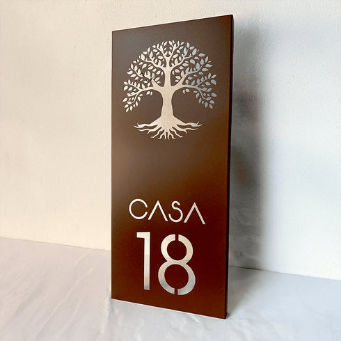 Placa del árbol de la vida