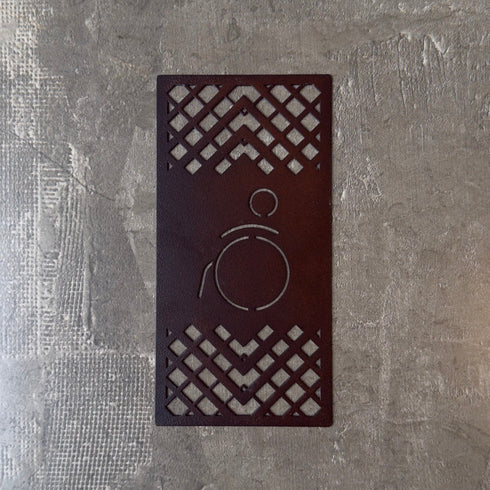 Placa de Banheiro - Traços (Masculino, feminino ou PCD)
