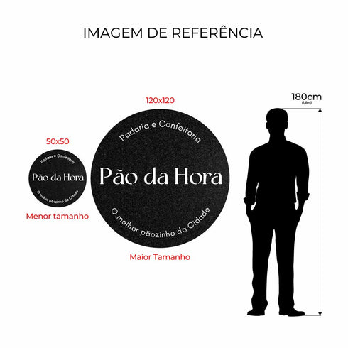 Placa Logo Redonda - Verano