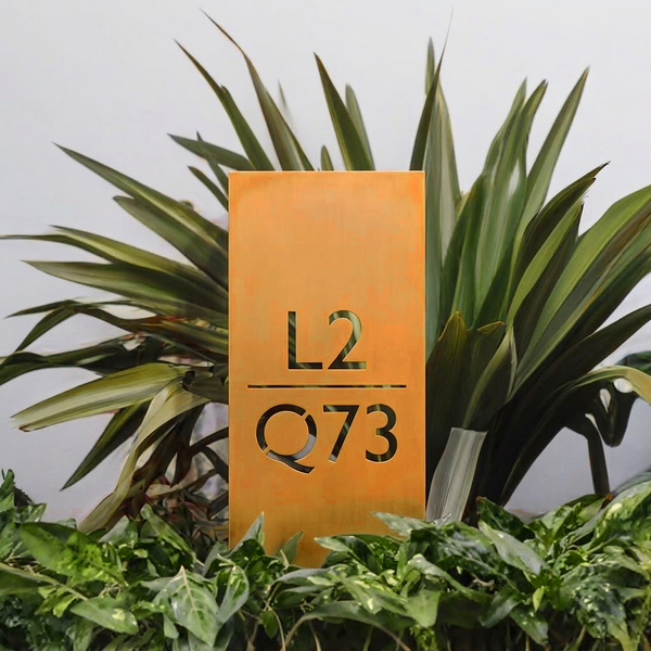 Placa Numérica - Lote e Quadra