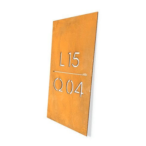 Placa domiciliaria La Casa LQ