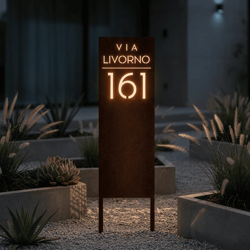 Placa con logotipo - Landscape