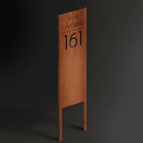 Placa con logotipo - Landscape
