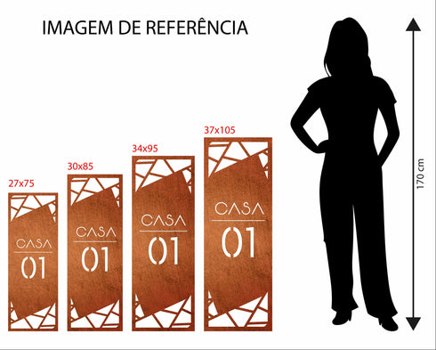 Placa Numérica - Traços
