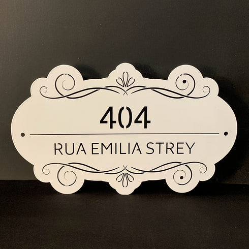 Placa domiciliaria La casa 1175