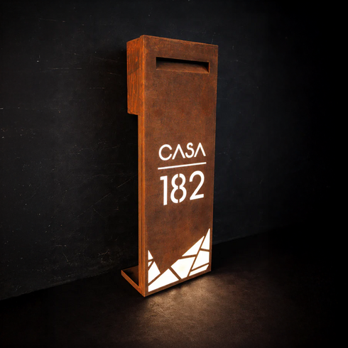 Caixa de Correio Traços Line - Jardim