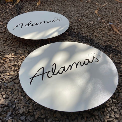 Placa con logotipo (circular) - Verano