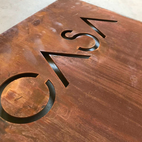 Placa Numérica - Trinity (casa 30)