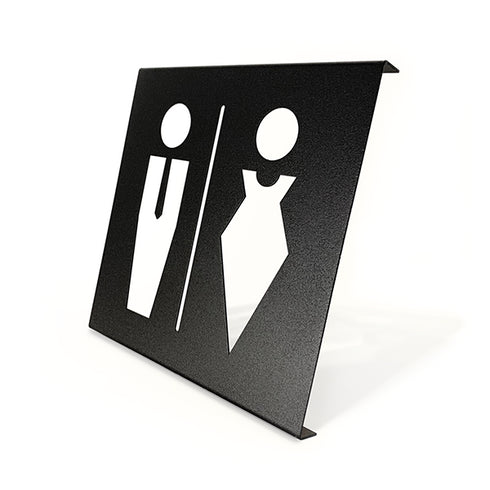 Placa de señal de orientación masculina/femenina