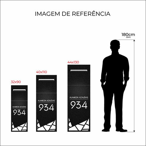 Caixa de Correios Traços Colibri - Jardim