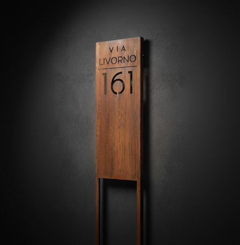Placa con logotipo - Landscape