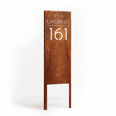 Placa con logotipo - Landscape