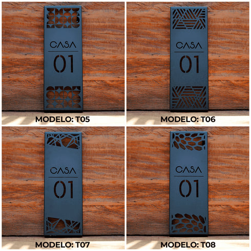 Placa Numérica - Traços