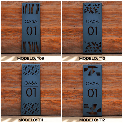 Placa Numérica - Traços