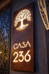 Placa Numérica - Árvore da Vida