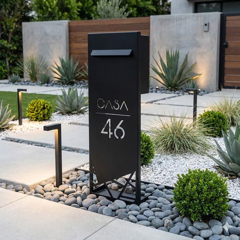 Caixa de Correio Traços Line - Jardim